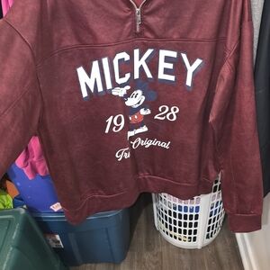 Disney Mickey and Friends Burgundy Apparel
